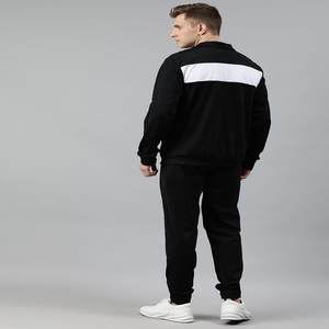 Chándal ajustado para hombre con diseño de logotipo personalizado de alta calidad, chándal deportivo de alta gama de poliéster 100% - Product Image 4