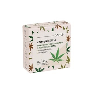 Shampoo solide hydratant au cannabis et au chanvre Bont 50g - Product Image 1