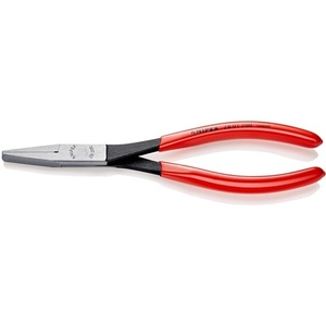 Pinzas de punta recta KNIPEX de 200 mm, Forma 0, pulidas con revestimiento plástico, para montaje KNIPEX - Product Image 1
