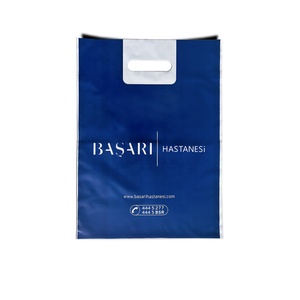 Bolsas de Compras de Plástico con Asas Troqueladas y Logotipo Personalizado, Bolsas de Transporte de LDPE de Alta Calidad para Comercio Minorista, Turquía - Product Image 3