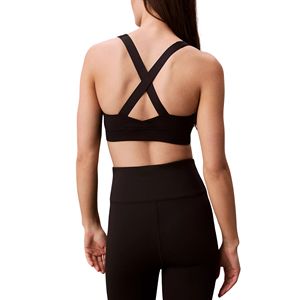 Sujetador Deportivo para Mujer Talla Grande con Escote Profundo en V y Espalda Cruzada, Tirantes Ajustables, Soporte Medio, para Gimnasio, Correr, Yoga, Antigolpes - Product Image 3