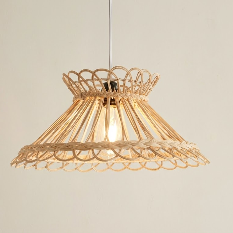 Rattan Bamboo Pendant Light Chandelier Indoor