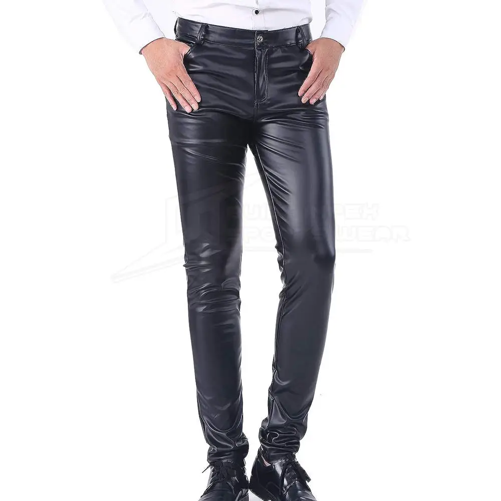 Herren echte Lederhose Hot Sale Leder Jogger Hose für Erwachsene Hochwertige weiche Lederhose