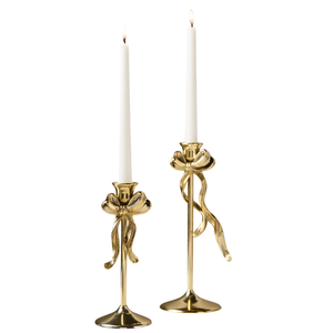 เชิงเทียนติดโบว์แบบทันสมัยที่วางเทียนแบบปรับแต่งได้เชิงเทียนที่วางของตกแต่งคริสต์มาสที่บ้านของตกแต่งโต๊ะ - Product Image 1