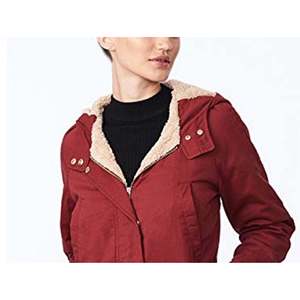 Collezione B Giacca Anorak Rossa con Cappuccio per Ragazzi Taglia Media Antivento per la Stagione Autunnale Taglia Extra-Small - Product Image 3