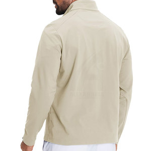 Pull à col montant, manches longues, respirant, confortable, en spandex et polyester - Product Image 3