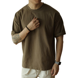 T-shirt pour homme en coton 100% de qualité supérieure, dernier design, coupe ample, imprimé, nouveau, personnalisé, tendance, T-shirt surdimensionné - Product Image 3