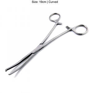 Fórceps de arteria hemostática Kocher de 7,5 pulgadas Instrumento quirúrgico de alta calidad con 1x2 dientes de acero inoxidable - Product Image 2