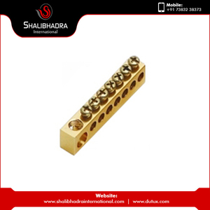 Brass Earth Blocks for Panel Boards & Switchgears Rustproof Anti-Corrosive Copper Alloy Earth <b>Terminals</b> Temperature Resistant - Product Image 5