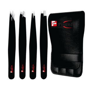 <b>Tweezers</b> Set 4piece Professional Stainless Steel Extension Eyebrows Facial <b>Blackhead</b> made of high quality German - Product Image 2