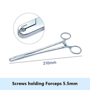 CE ISO approuvé manuel 5.5mm Spinal Instrument en acier inoxydable Rotation Tige Forceps Vis tenant Instruments orthopédiques - Product Image 4