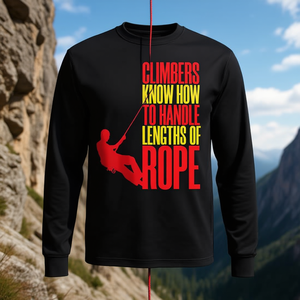 Camiseta de Manga Larga para Alpinistas, para Manejar Cuerdas Largas - Producto Promocional - Product Image 3