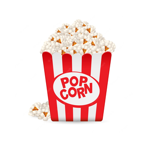 1oz Paper Popcorn Bags Bulk Small Red White Disposable <b>Carnival</b> Themed <b>Party</b> Movie Night Halloween Popcorn 2 Year Shelf Life - Product Image 6
