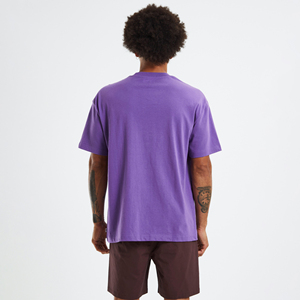 Camisetas de Hombre de Alta Calidad, 100% Algodón, Transpirables, 220g, Corte Holgado, Diseño Liso Teñido, Estilo Urbano Ecológico - Product Image 2