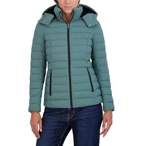 Manteau matelassé en coton matelassé avec fermeture éclair pour femme, vêtements d'extérieur rembourrés respirants, veste d'hiver chaude pour femme - Product Image 2
