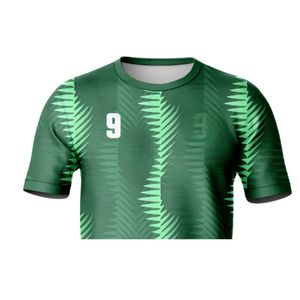 ชุดเสื้อฟุตบอลซับลิเมชั่นคุณภาพสูงสั่งทำได้ พร้อมปักชื่อทีมและโลโก้ ขายส่ง ผลิตจากโพลีเอสเตอร์ 100% แห้งเร็ว แขนสั้น - Product Image 4