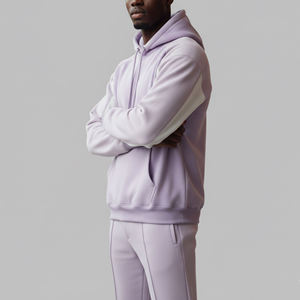 Sweat à capuche en molleton technique, imprimé vintage hip-hop, logo, poids lourd, pour jeunes, hiver, peluche, nouveau, surdimensionné, doux, pour hommes - Product Image 6