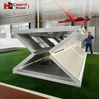 Rumah Prefabrik Cammi House, Rumah Kontainer Lipat Ramah Lingkungan, Pemasangan Cepat, Ruang Kerja Modular, Gedung Kantor, Kamar Tidur, Luar Ruangan