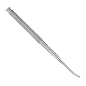 Ciseau 5R lame biseautée mono incurvée 4mm de large Instrument chirurgical coupe d'os procédures orthopédiques meilleure qualité - Product Image 3