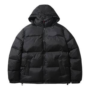 Chaqueta de invierno personalizable de diseñador para hombres y mujeres Chaqueta acolchada de lona duradera con capucha de burbuja brillante de alta calidad para exteriores - Product Image 5