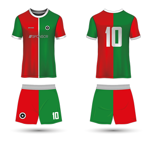 Calcio Kit personalizzato composto da t-shirt e corto di alta qualità Made in Italy calcio uniforme sublimazione stampa poliestere - Product Image 6