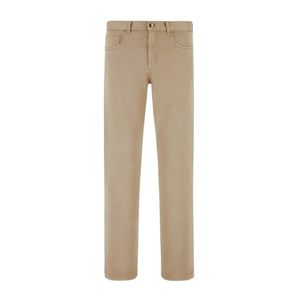 Pantalon cargo à cinq poches gris colombe pour hommes, confortable, été, style décontracté, coton sergé, teint en moyen solide, automne - Product Image 5