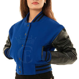 แจ็คเก็ตครอปเลตเตอร์แมนสำหรับกลางแจ้งแจ็คเก็ตครอปเลตเตอร์แมน - Product Image 1