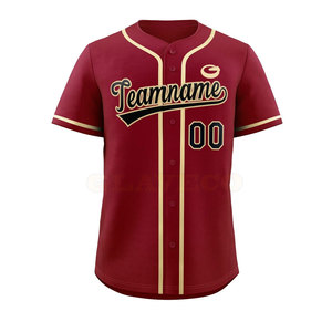Vêtements de sport Maillot de baseball personnalisé Maillot de baseball d'équipe Nouvelle arrivée Maillot de baseball - Product Image 4