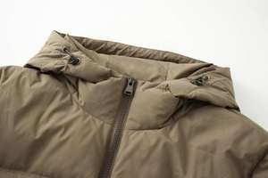 Veste matelassée pour homme en gros personnalisée, légère, style streetwear, patchwork, camouflage, logo personnalisé, nouveauté - Product Image 3