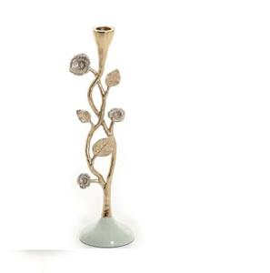 Candelabro de Metal de Primera Calidad con Acabado Brillante, Centro de Mesa Artesanal, Proveedor de Portavelas Votivas de la India - Product Image 1