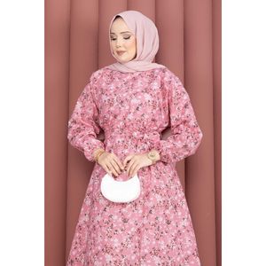 Vestido con Cinturón y Estampado Floral, Decoración con Borlas, Forro Transpirable de Alta Calidad, Estilo Casual y Sexy para Salir de Noche, Tallas XS-XL - Product Image 2