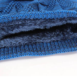 Nuevo diseño 100% gorros de lana de alta calidad por encargo OEM servicio al por mayor gorros impresos personalizados - Product Image 3