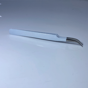 แหนบขนตาปลอมสแตนเลสคุณภาพดีตรงและโค้งแหนบขนตาด้านบนอุปกรณ์ต่อขนตา - Product Image 4