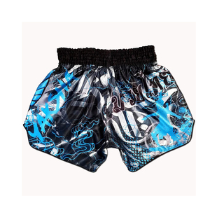 2023 nouveauté Sublimation imprimé Thai Shorts meilleure vente Service OEM personnalisé Durable hommes Muay Thai Shorts à vendre - Product Image 4
