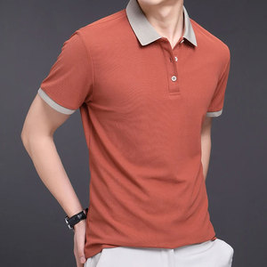 Polo de moda para hombre al por mayor, Polo de manga corta transpirable de alta calidad, Polo liso de manga larga de punto transpirable de secado rápido - Product Image 2