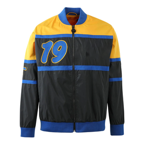 Chaqueta Bomber Reflectante Negra 3M, Estilo Universitario Griego, Ropa Urbana Unisex, Impermeable, Cierre de Cremallera, Venta al Por Mayor OEM, Primavera - Product Image 1