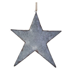 Colgante decorativo de Navidad de hierro de alta calidad, colgante hecho a mano de Color rojo en escamas de estrella a precio asequible - Product Image 2