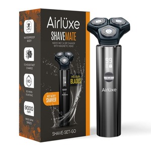 Machine à raser à prix avantageux, rasoir électrique pour hommes, tondeuse à barbe rechargeable, portable, étanche, facile à utiliser, pour une toilettage quotidien soigné - Product Image 4