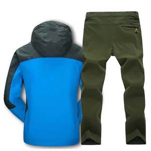 Ensemble veste et pantalon coupe-vent léger à fermeture éclair Survêtement en nylon imperméable personnalisé pour femmes Vente en gros - Product Image 2