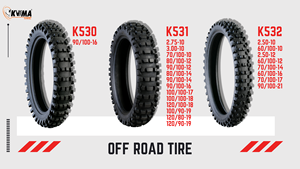 Neumático de Motocross Kuma de Alta Calidad, 16 Pulgadas, Negro, Caucho Natural, Hecho en Vietnam, Modelo K530, 12 Meses de Garantía, Superventas - Product Image 4