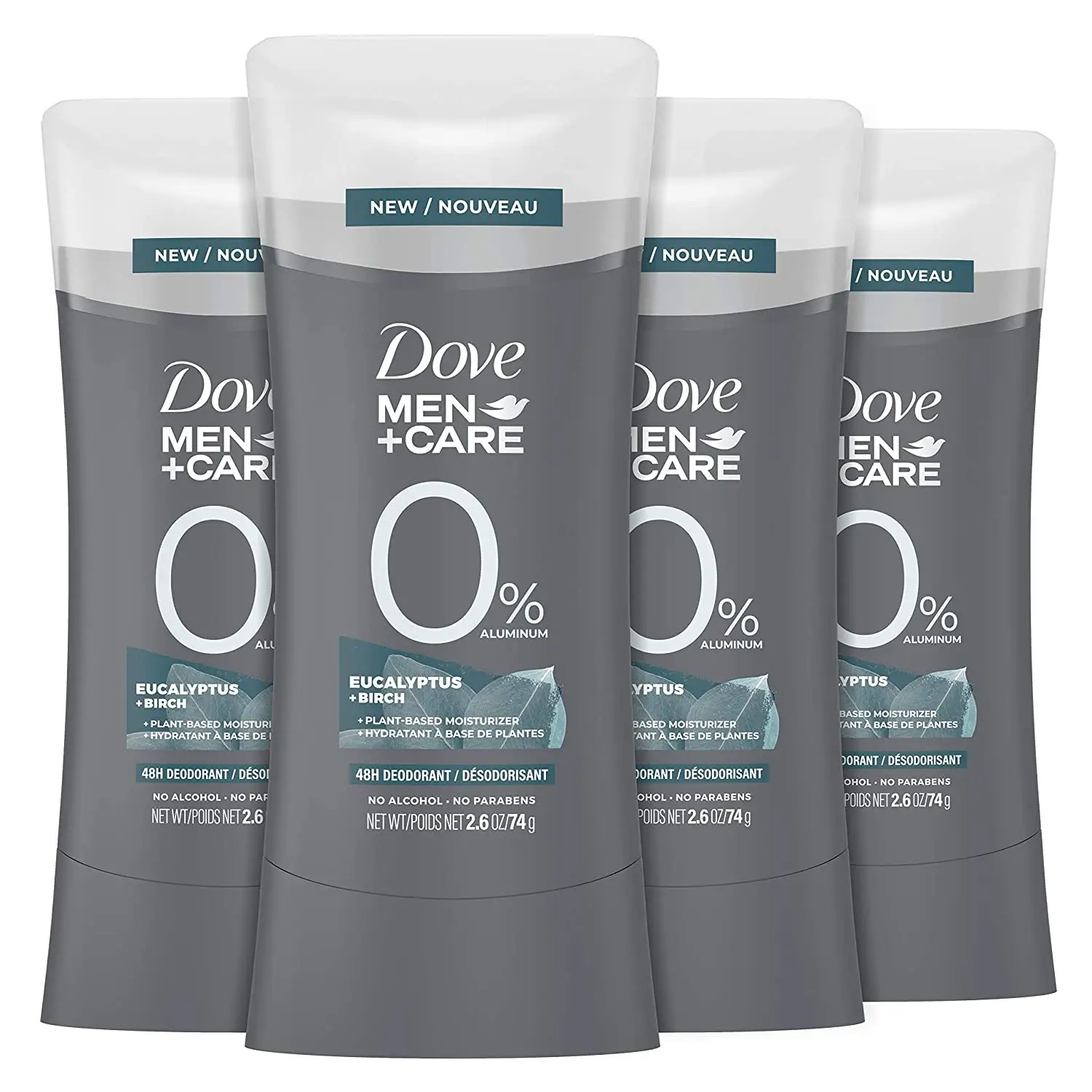 Dove Men+Care 0% Deodorant Stick for Men Aluminum free deodorant