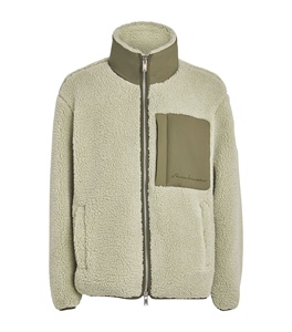 Abrigo de invierno personalizado para hombre, chaqueta de lana de Sherpa con cuello levantado, ropa de invierno al por mayor - Product Image 6