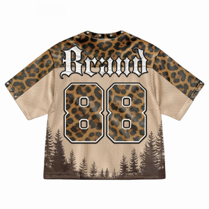 Jersey de malla de moda, ropa de calle de gran tamaño, camiseta personalizada, camiseta de verano ligera transpirable para hombres y mujeres, atuendo informal - Product Image 2