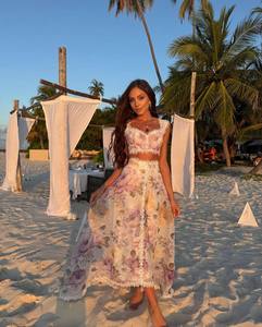 Abito lungo elegante plissettato <span class=keywords><strong>turco</strong></span> all'ingrosso, personalizzato con stampa floreale, collo alto e maniche a mantella, per serate e feste, da donna - Product Image 4