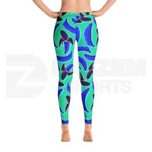 OEM Sublimated Yoga <b>Leggings</b> for Women Compression Sportswear Workout Fitness Tights with <b>Pattern</b> Print on Sale - Product Image 3