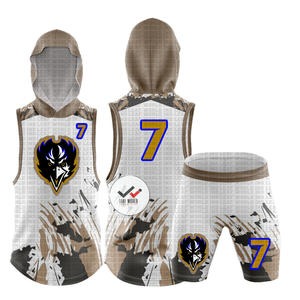 Vente en gros d'uniformes de football par sublimation 7 sur 7 personnalisés uniformes de compression de football américain 7v7 ensemble de football 7v7 - Product Image 2
