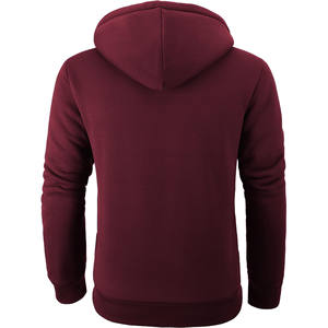 Pull à capuche surdimensionné pour hommes avec broderie à imprimé bouffant Veste à capuche en molleton mélangé de coton de grande taille Saison d'hiver - Product Image 6