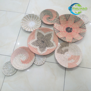 ¡Artículo popular 2024! Cesta de pared colgante de jacinto de agua de exportación de Vietnam elegancia hecha a mano con un presupuesto - Product Image 2