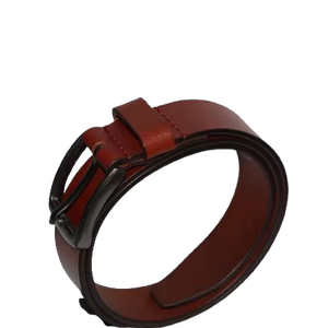 Ceinture en cuir véritable en peau de vache 100% en gros Style décontracté avec alliage pour boucle personnalisable du fournisseur - Product Image 1