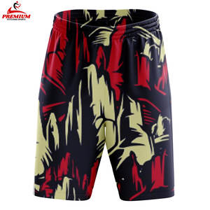 Pantalones Cortos Sublimados, Venta Caliente, Logotipo Personalizado, Ropa Urbana de Verano, Transpirable, con Cordones, Impresión Sublimada Rápida, Pantalones Cortos para Hombre - Product Image 4